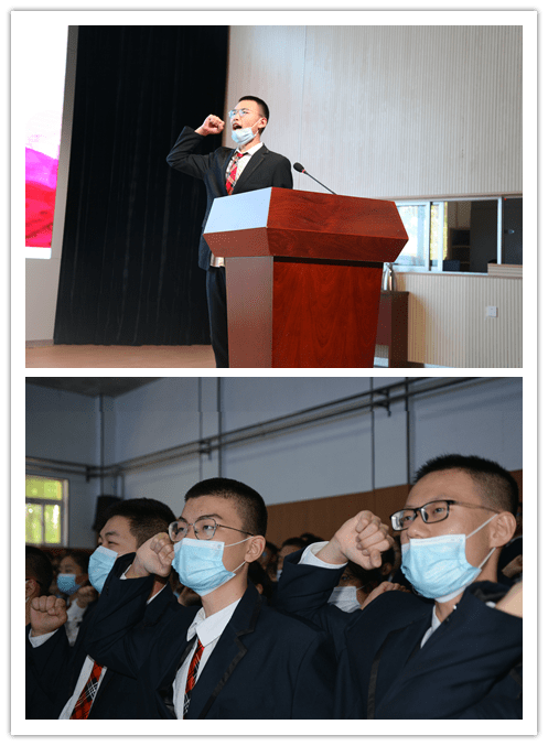 五家渠高级中学举行2021届高三年级 成人礼暨表彰大会