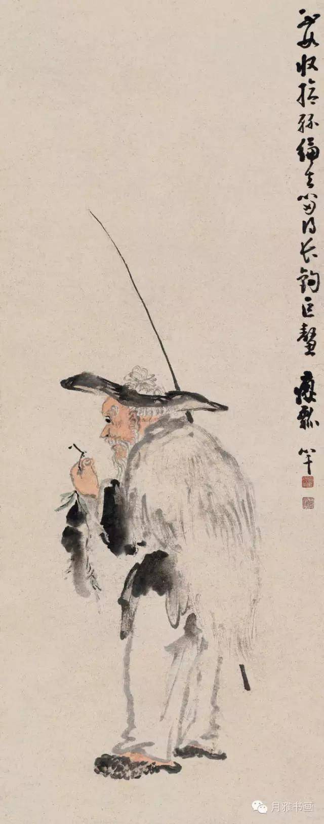 黄慎扬州八怪写意人物画40幅集珍