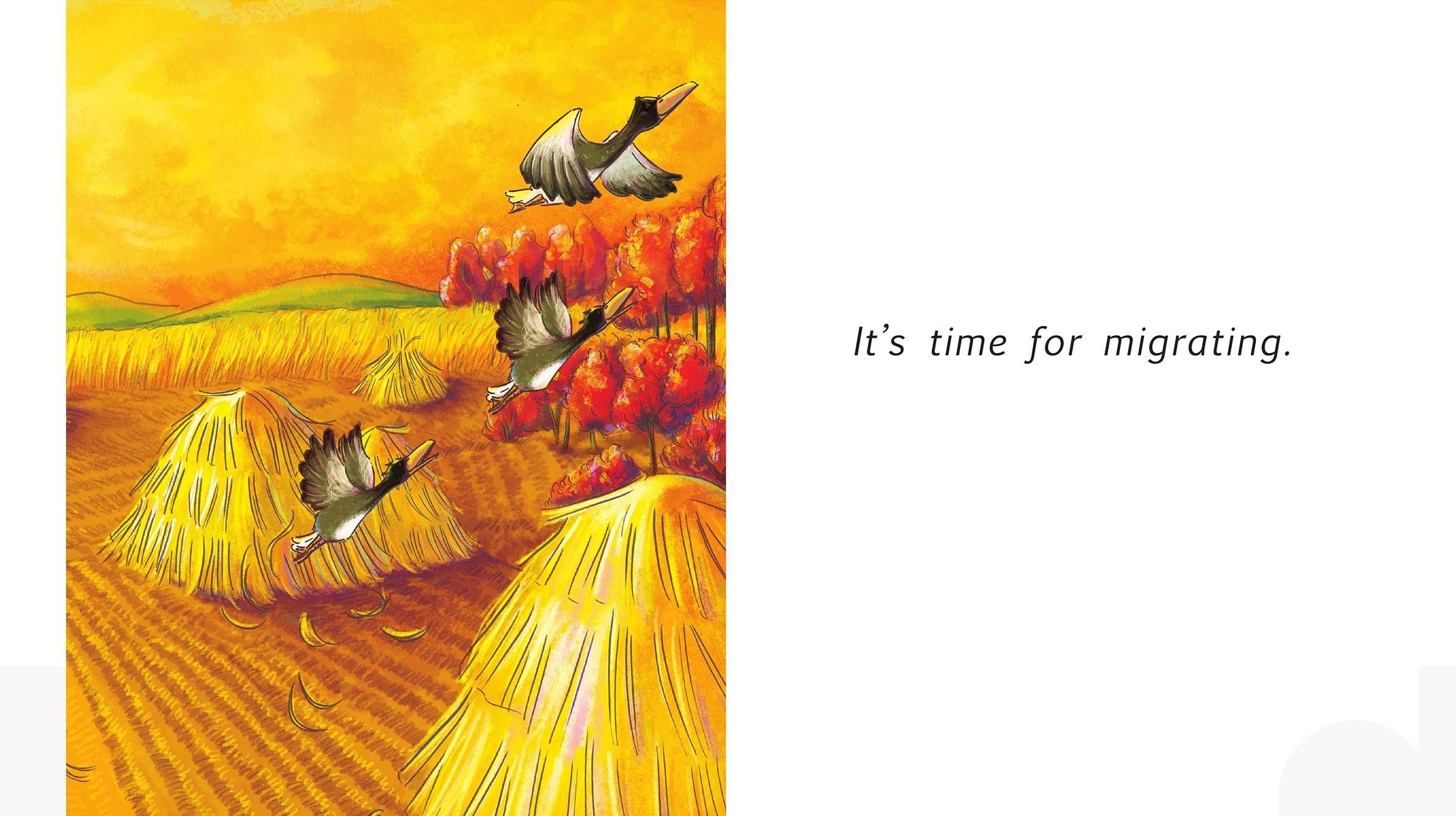 儿童绘本故事推荐《秋天来了》