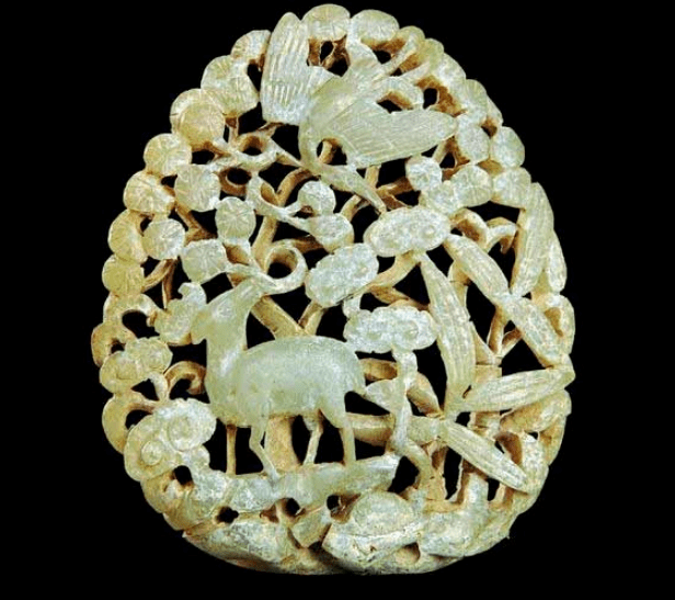馆藏玉鹿赏析（图）_鹿形