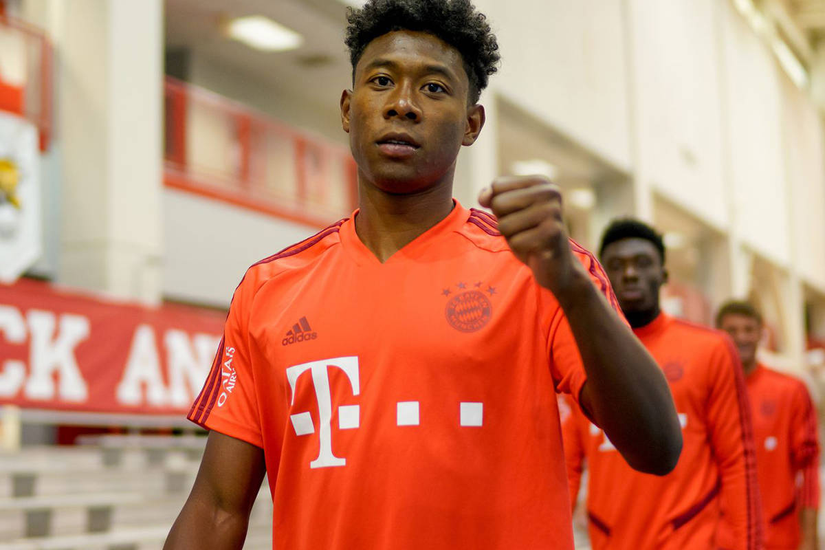 左后卫:戴维·阿拉巴——拜仁慕尼黑