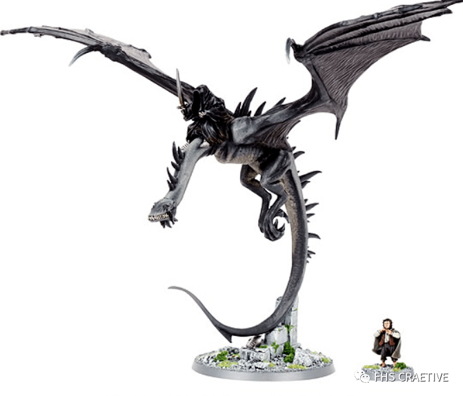 模玩图鉴*指环王*凶恶巨兽fell beasts_戒灵