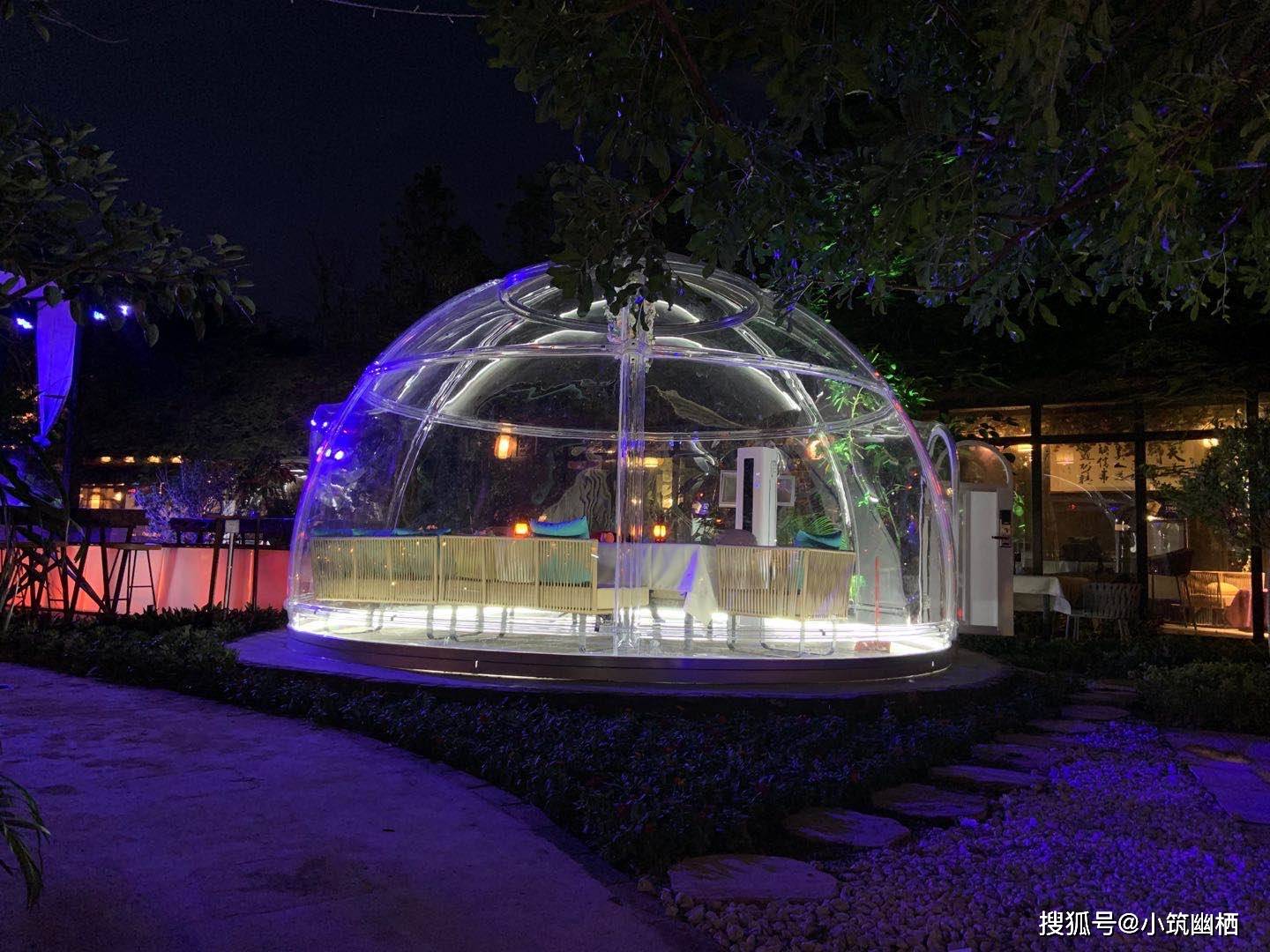 小築幽棲360°全透明星空房客戶案例(十二)番禺大樹頭森林餐廳