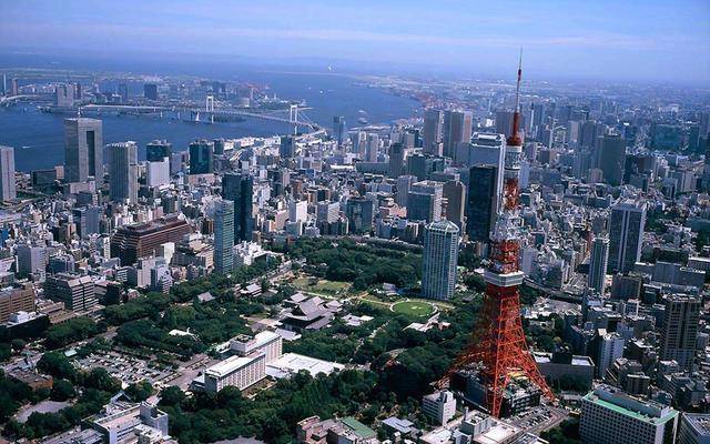 原创日本东京银座cbd世界三大繁华中心之一