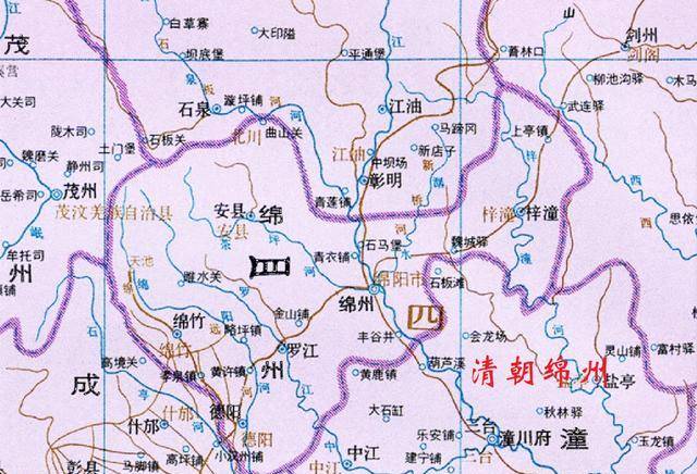 清朝時期,四川九大直隸州,現僅三個為地級市