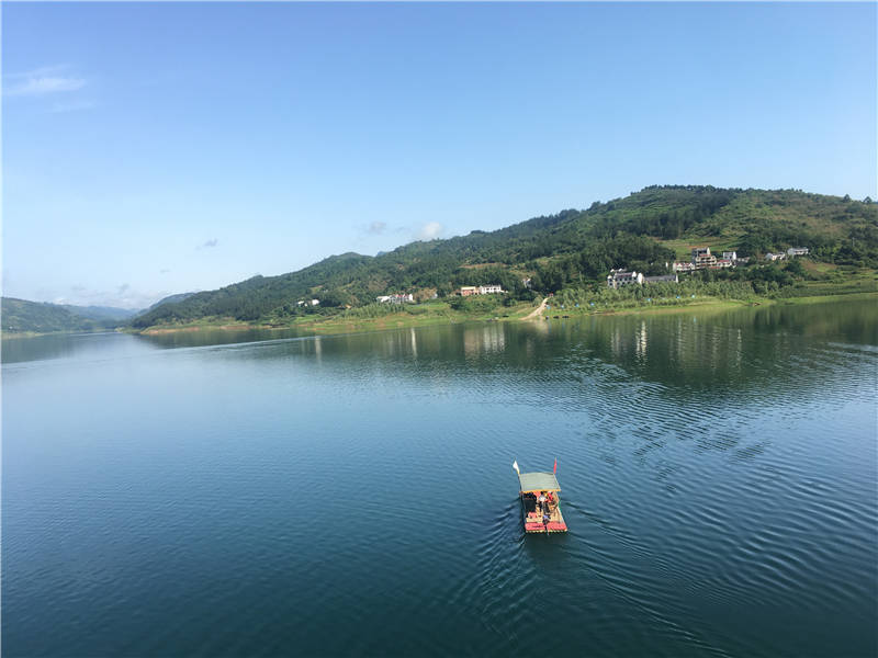 竹山上庸古镇圣水湖图片