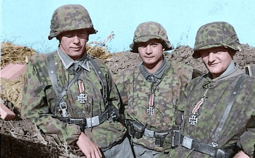 二战德军迷彩分类图片