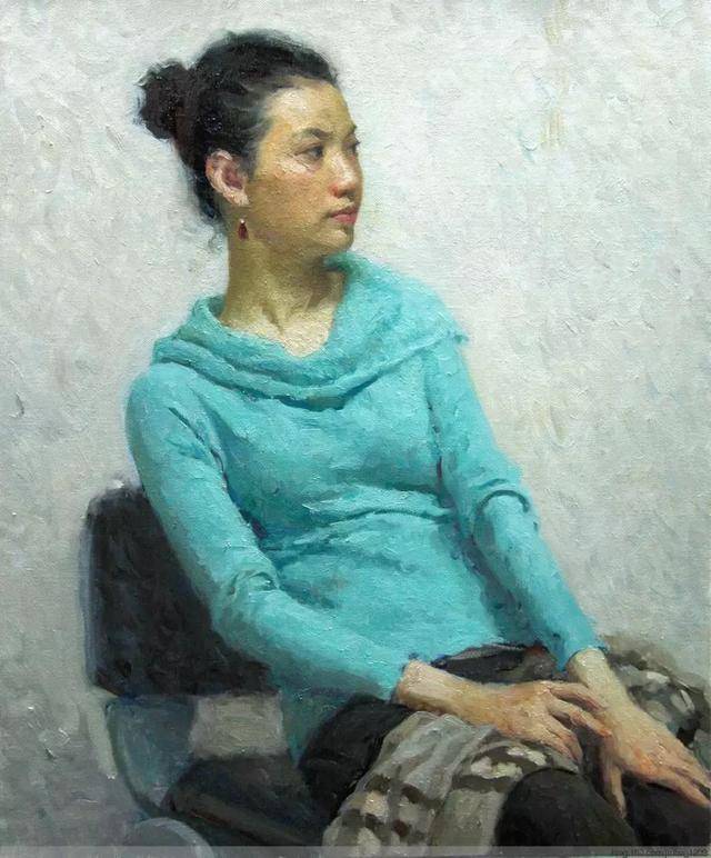 中央美院院长靳尚谊油画写生