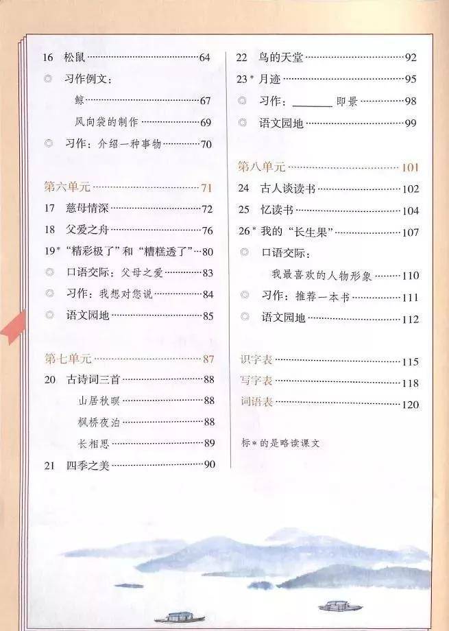 部编版小学语文五年级上册电子课本高清教材pdf下载