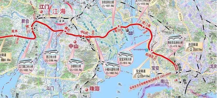 深江铁路正式动工江海加速融入粤港澳大湾区