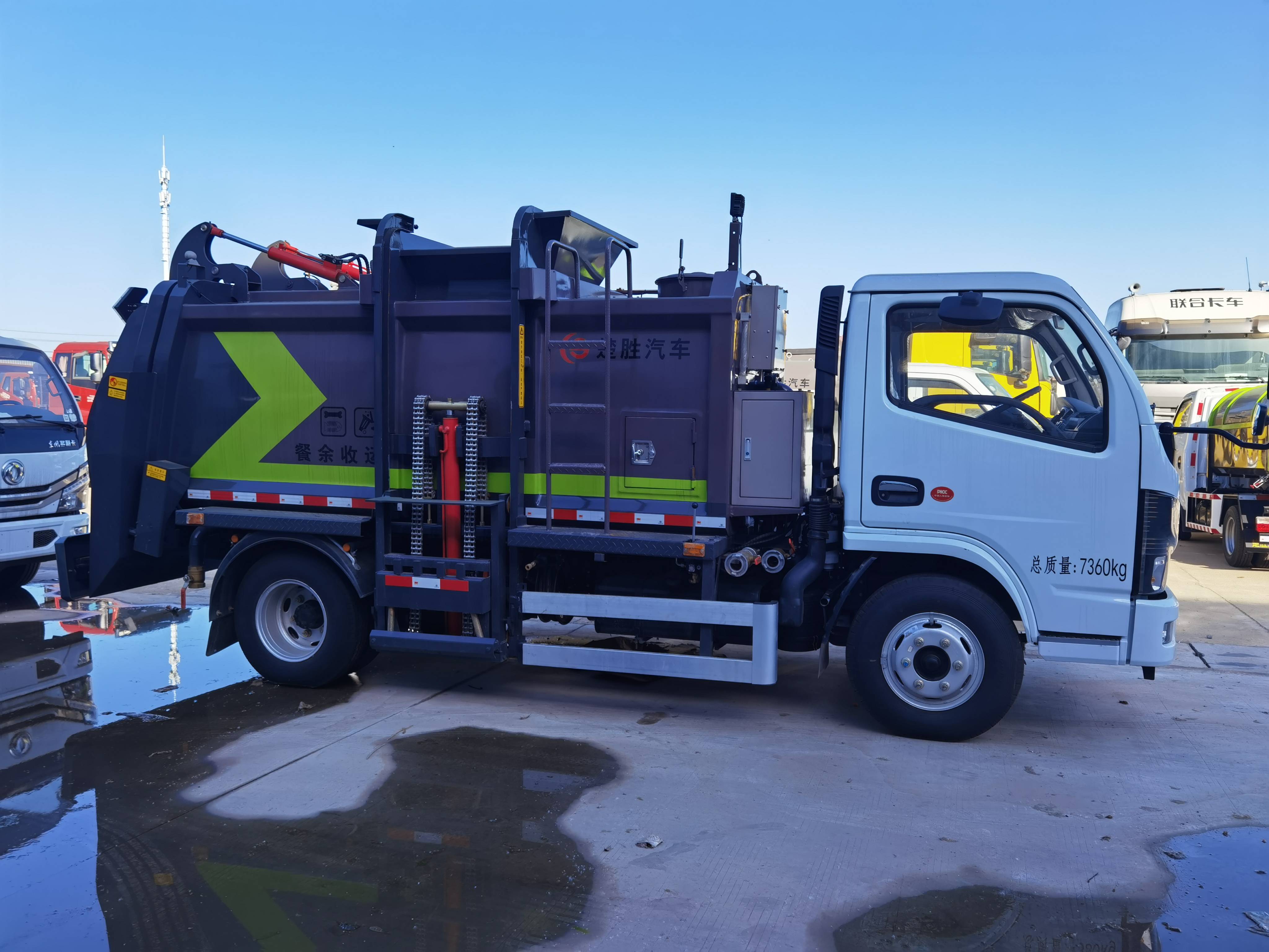 城市厨余垃圾收运功臣——湖北楚胜餐厨垃圾车