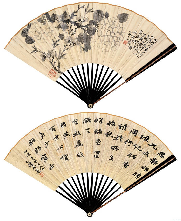 赵之谦书画扇面小品精品集欣赏