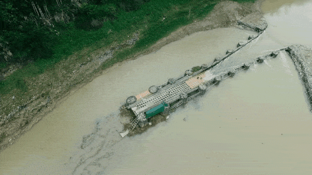 连平蜜桃节田源鱼梁客家鱼梁最原始最环保的捕鱼文化传千年