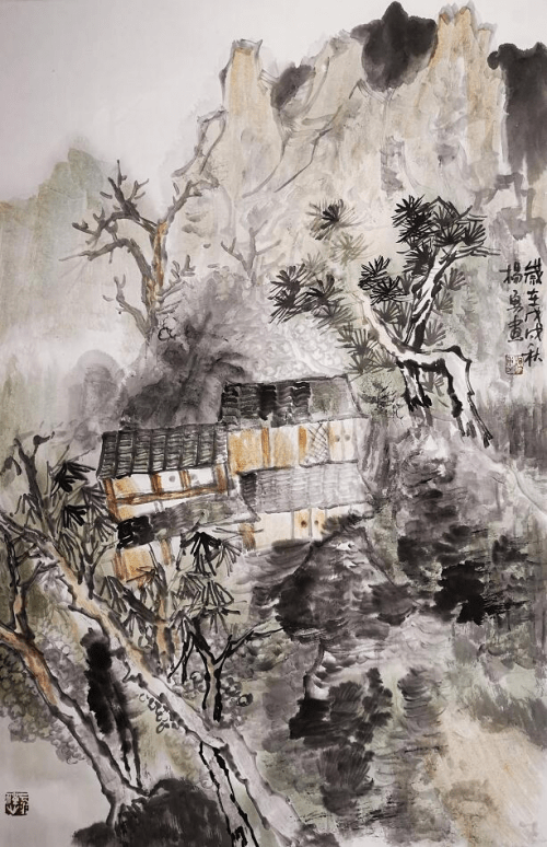 当代著名画家杨勇—山水作品欣赏