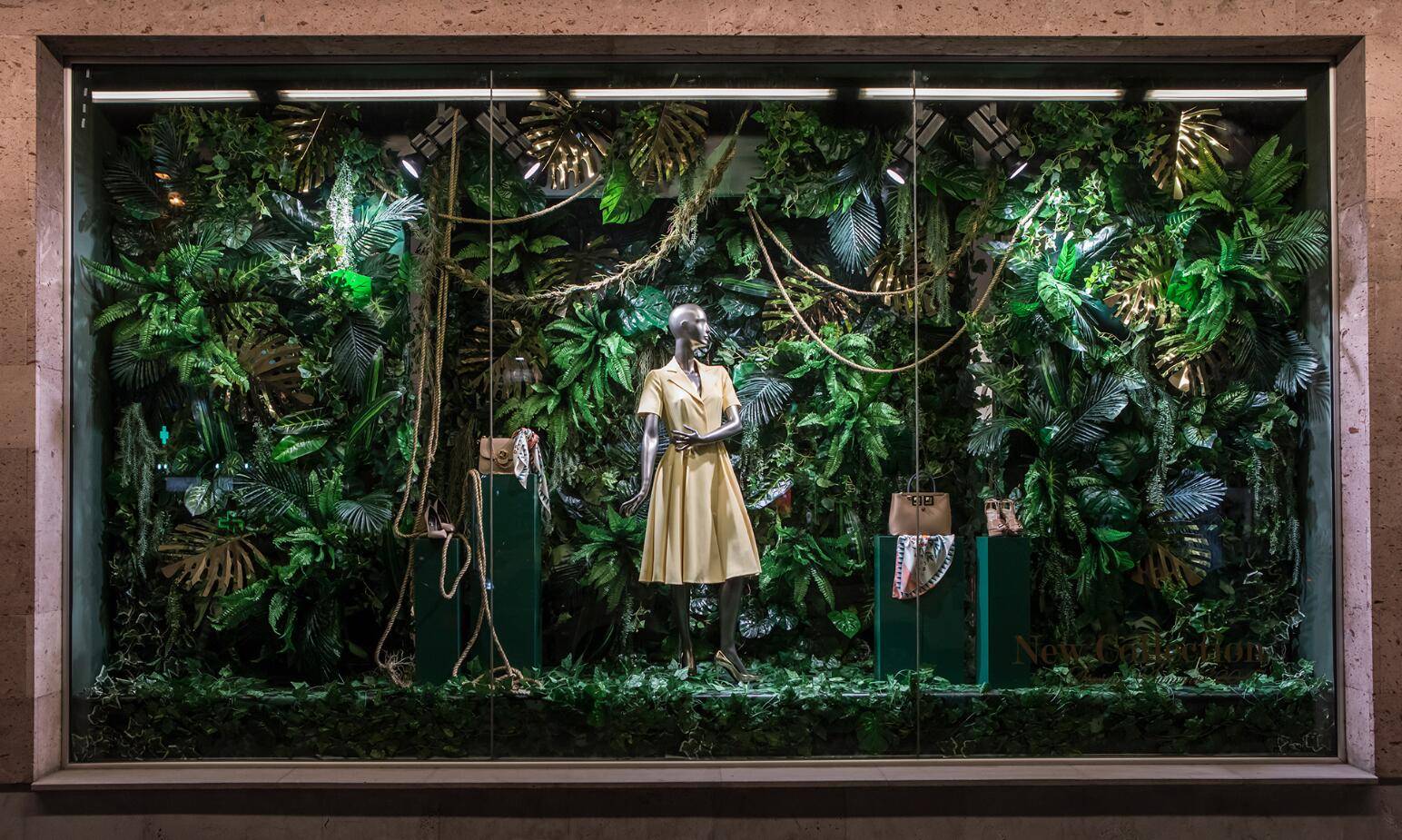 服装橱窗照明方向设计