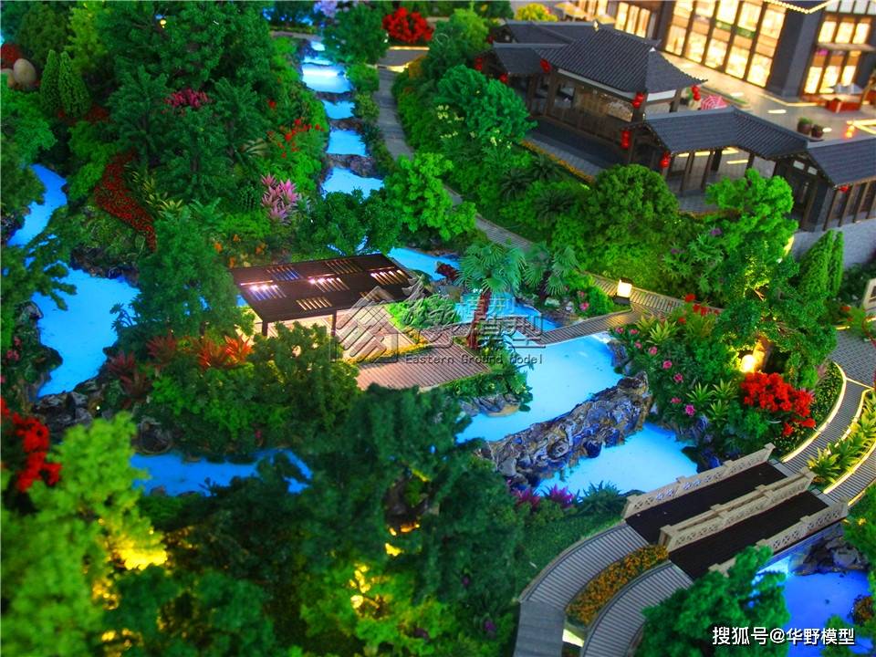 旅游景区规划沙盘模型展示,身未动,心先行!