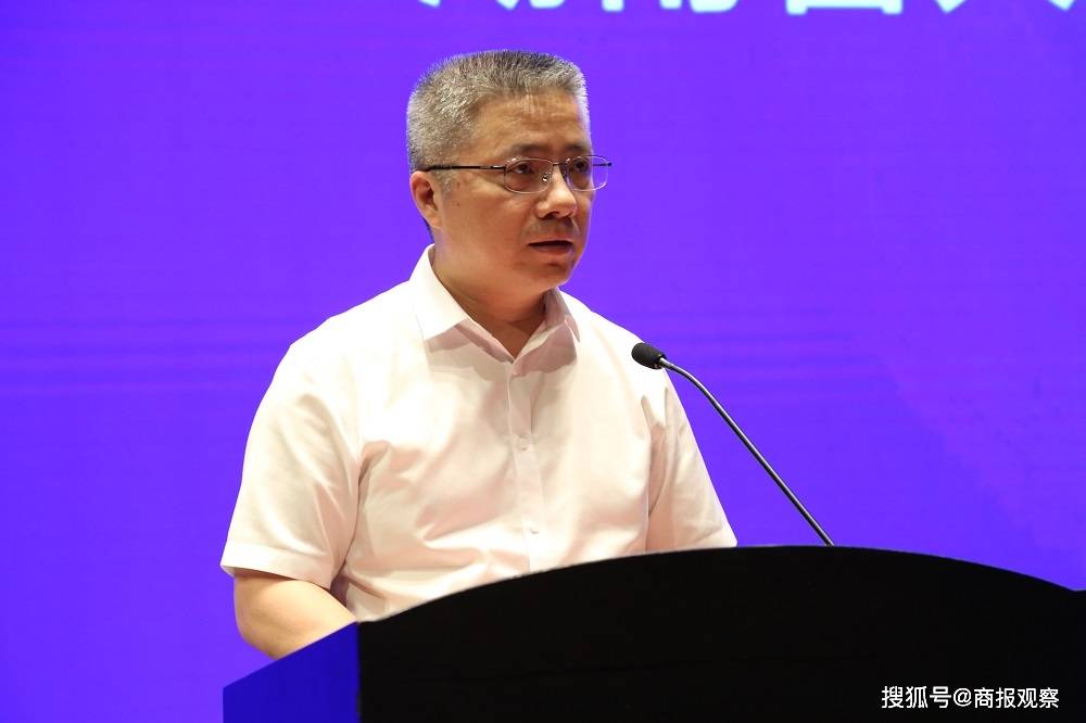 图为朱忠明在致辞.伍鹏程 摄