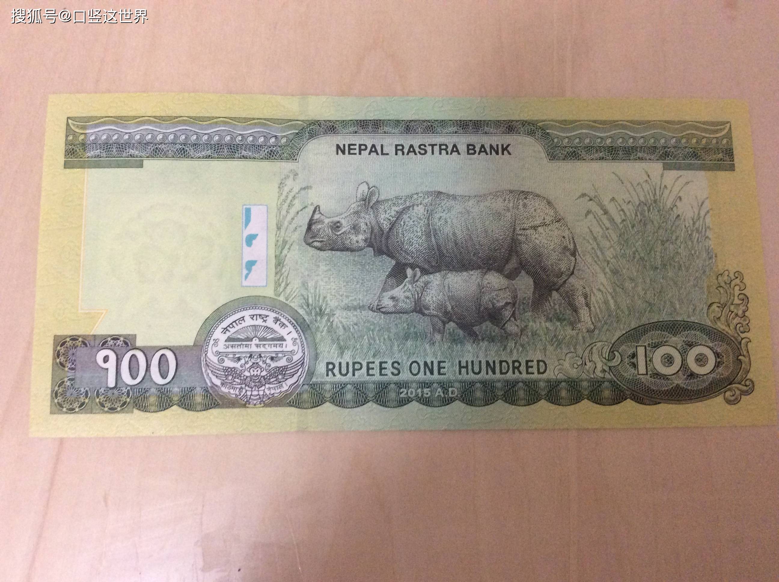原创我们中国制造的骄傲尼泊尔100卢比半塑料钞