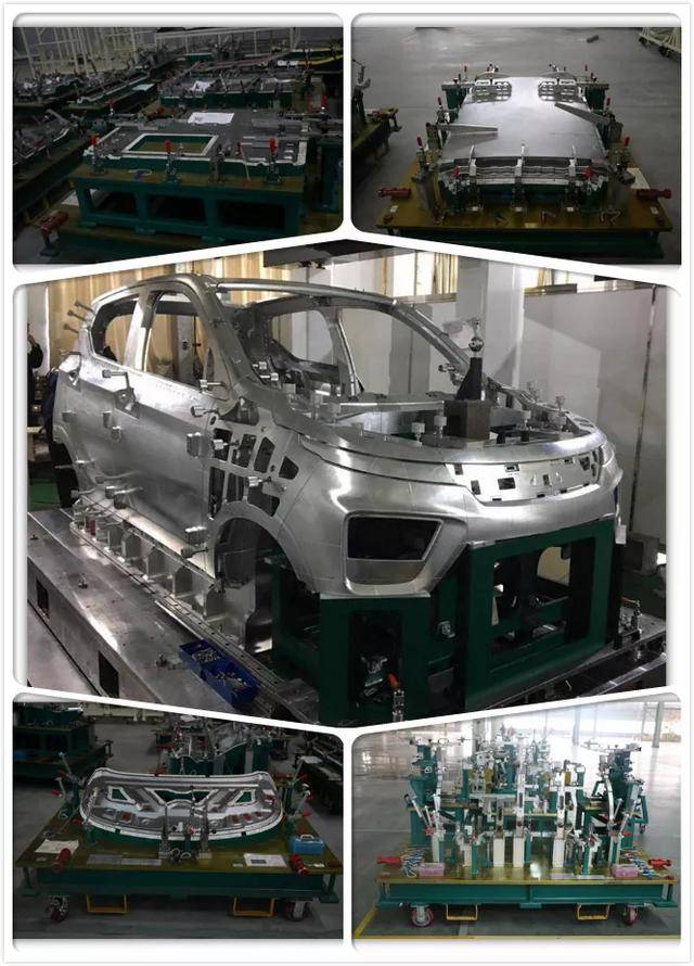 m1应用德国宝马专利技术,全铝合金总装件检验cubing,185套单件检具和