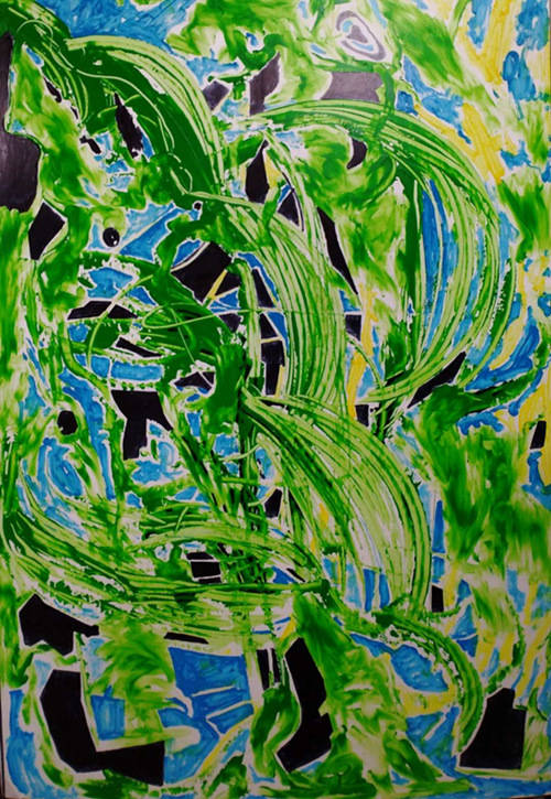 乡情抽象主义艺术家——郑一凡