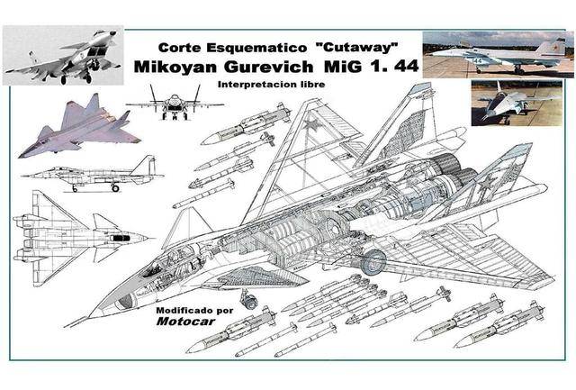 苏联空中最后的超级战士鸭翼布局的隐身战机米格144战机