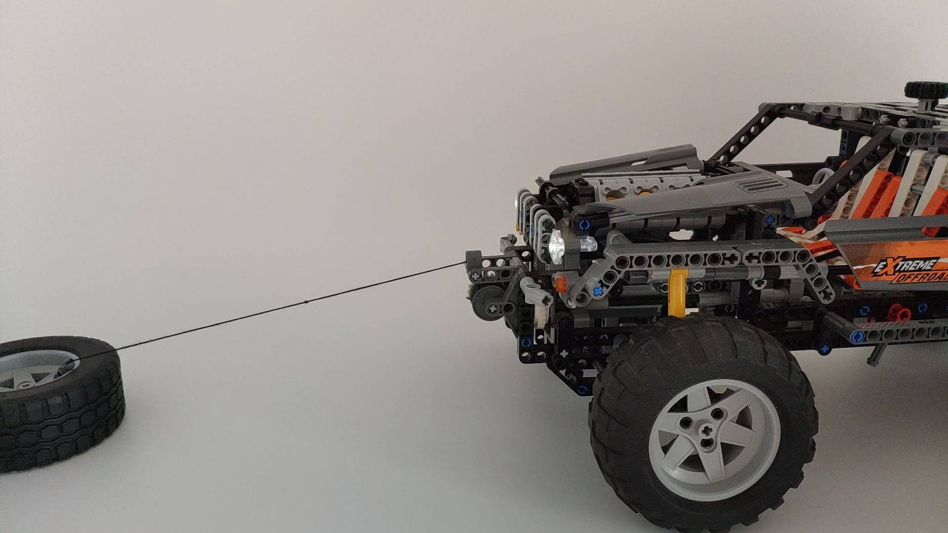 12年前的绝版乐高科技套装乐高8297越野车电动功能香不香