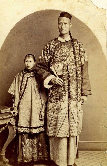 姚明还高的晚清第一巨人,周游列国靠表演致富,娶英国女子为妻_詹世钗
