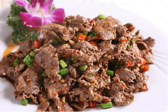 精选美食:孜然牛肉,什锦蛋炒饭,芹菜炒肥肠,火腿玉米浓汤_做法