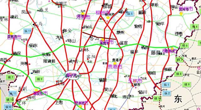 广西二级公路规划图图片