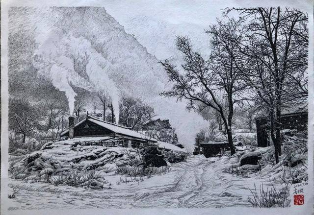 作品,海滩作者,mys类别,钢笔画作品:猫系列6作者:沈水林类别:钢笔画