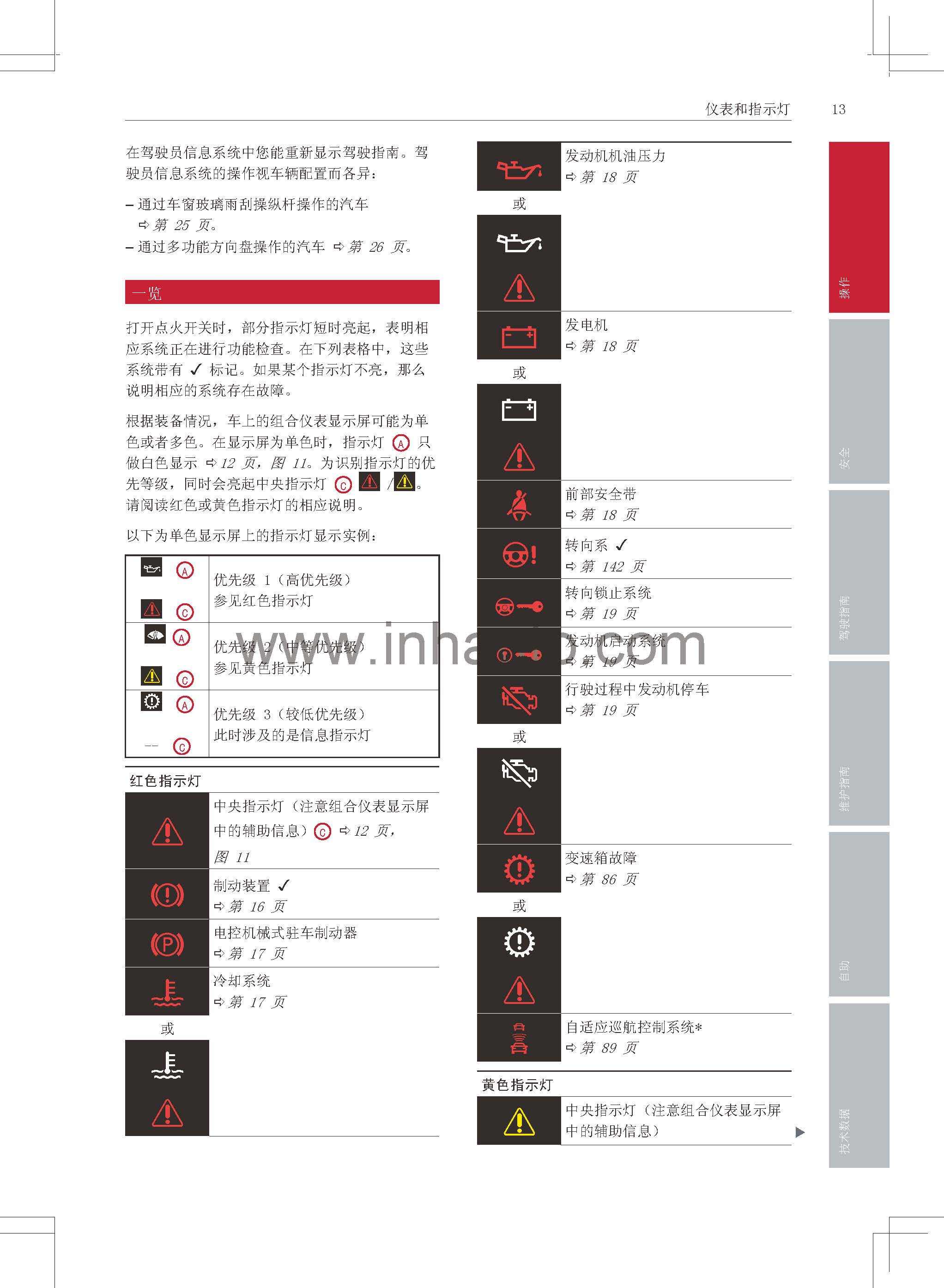 奥迪a3保养手册电子版图片