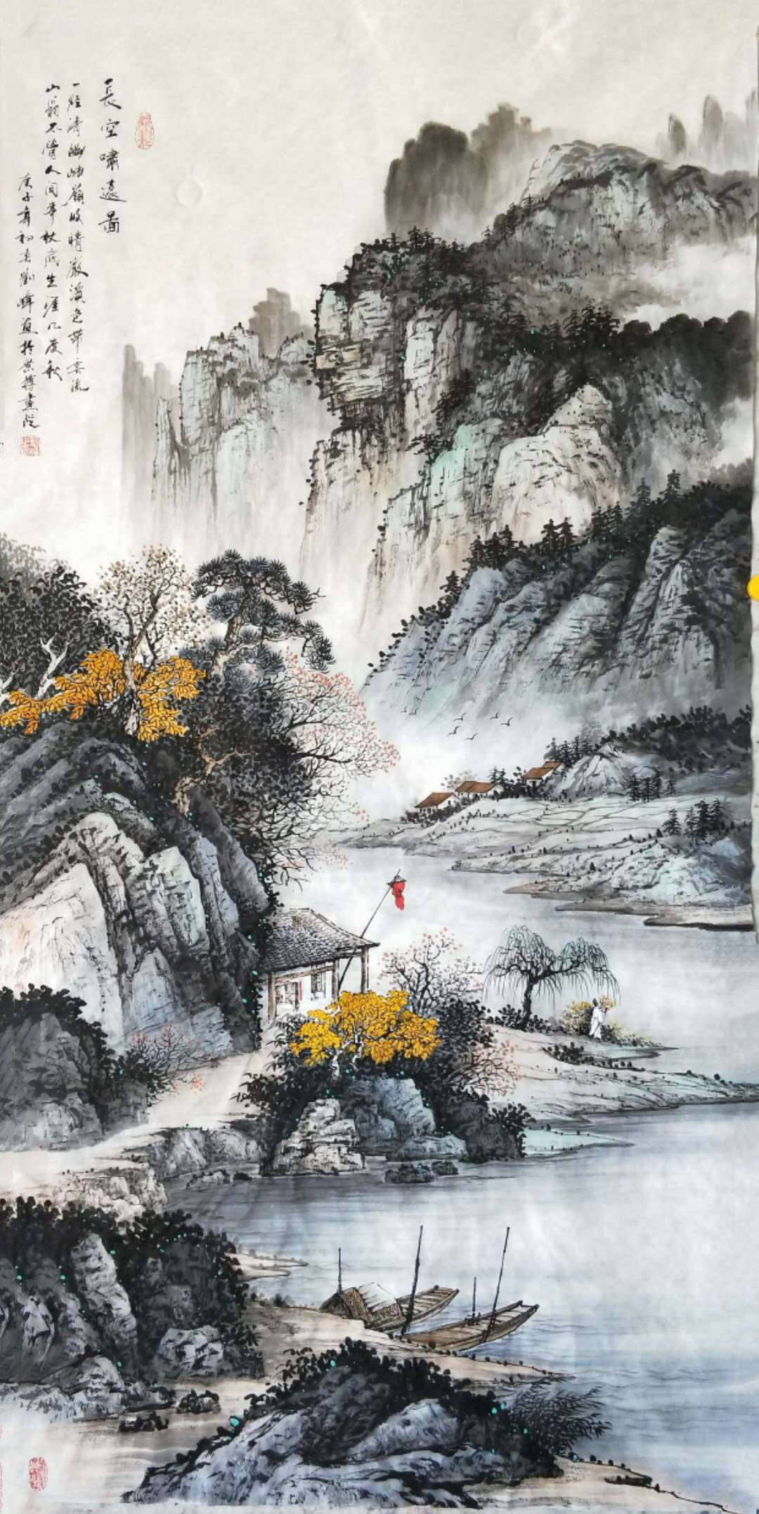 秀丽典雅,浑朴古拙——职业画家刘峰作品欣赏