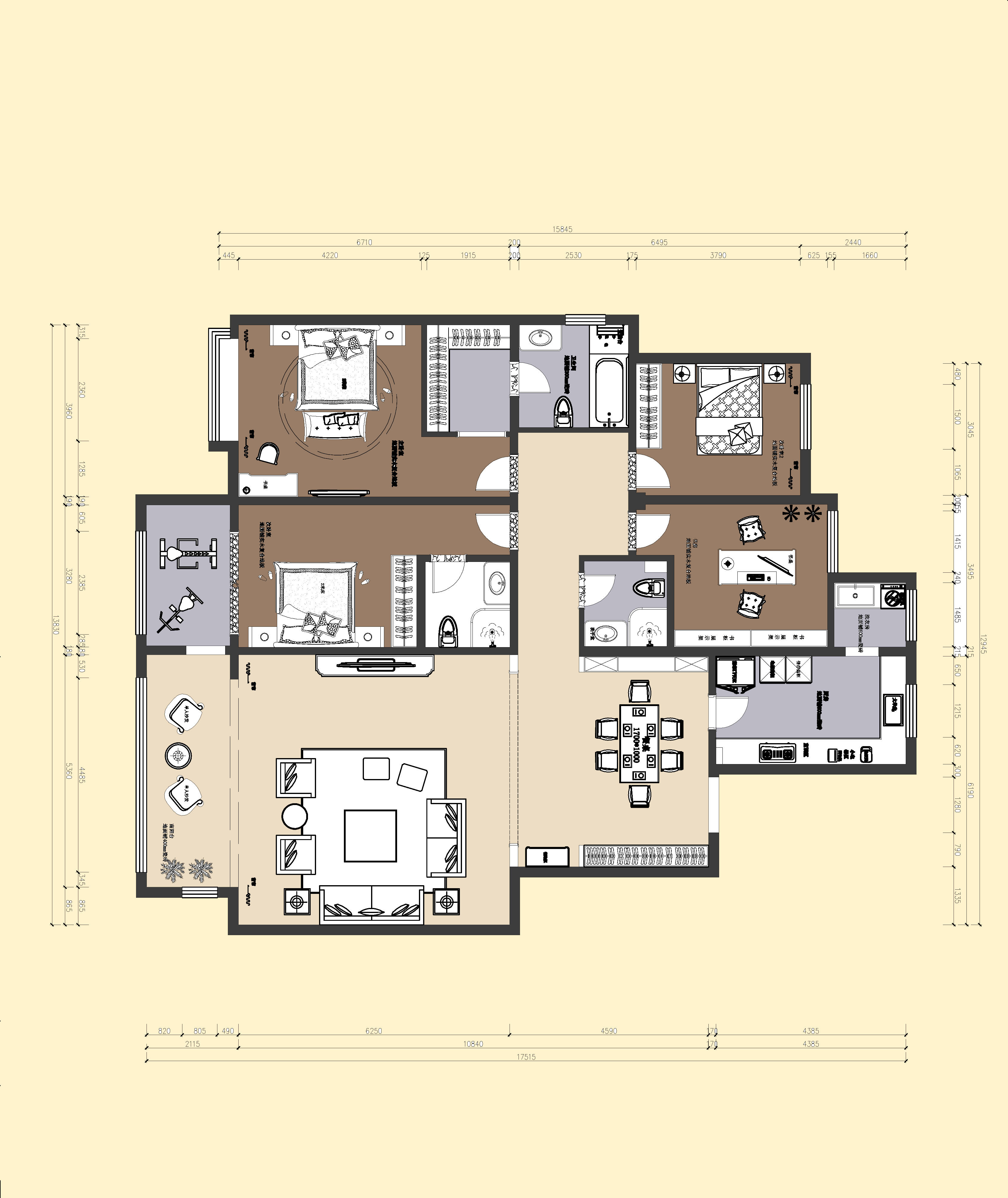 轻,是一种优雅态度,奢,是一种精神追求--鲁润静园230平轻奢风