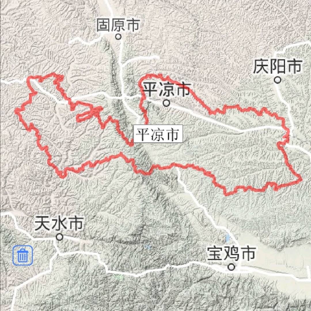 平凉市崆峒区详细地图图片