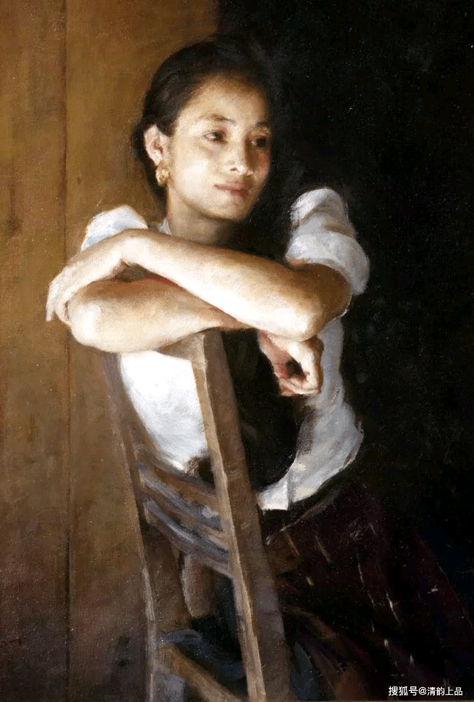 中国当代著名油画家尚丁油画作品欣赏