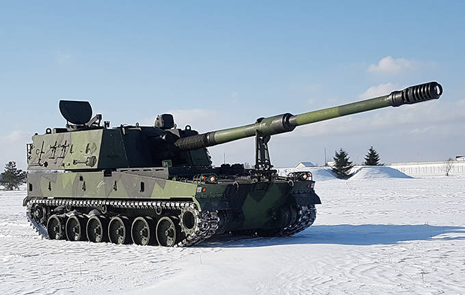 k-9自行榴弹炮已经出口多国