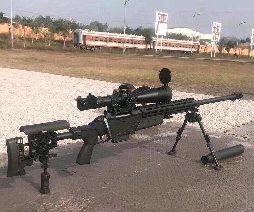 原创新型栓动狙击步枪警用高精度狙击系统采用762x51mmnato子弹