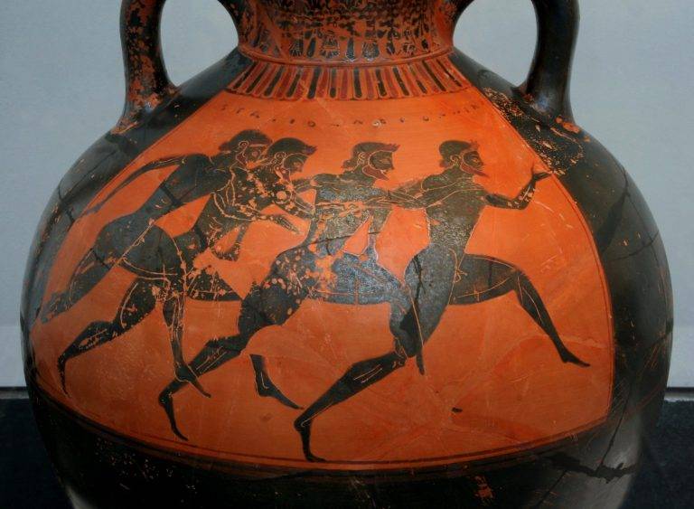 奔跑者希腊图片