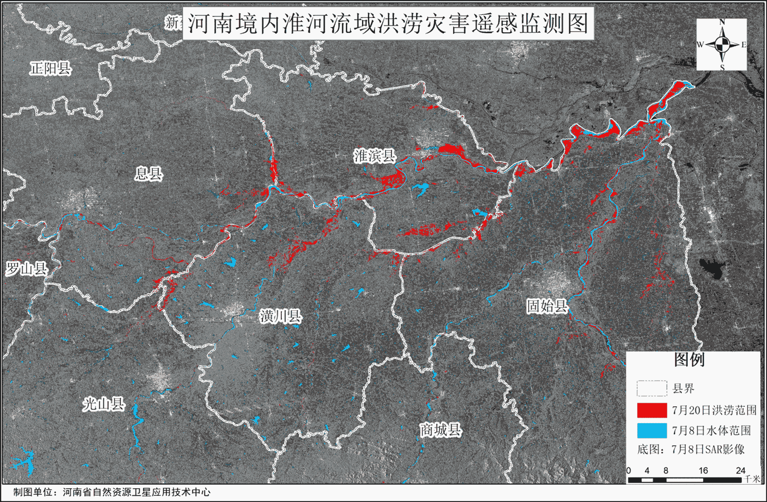 河南省卫星地图高清图片