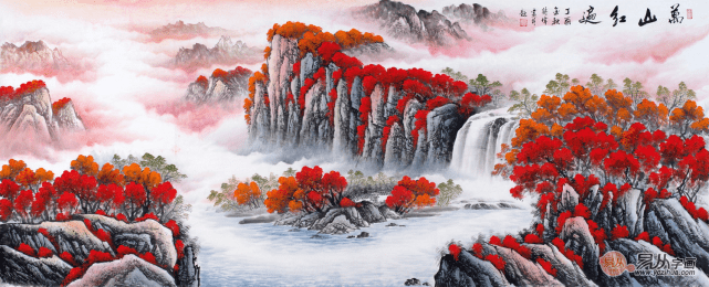 开财,聚气,升官,为你解读风水画鸿运当头