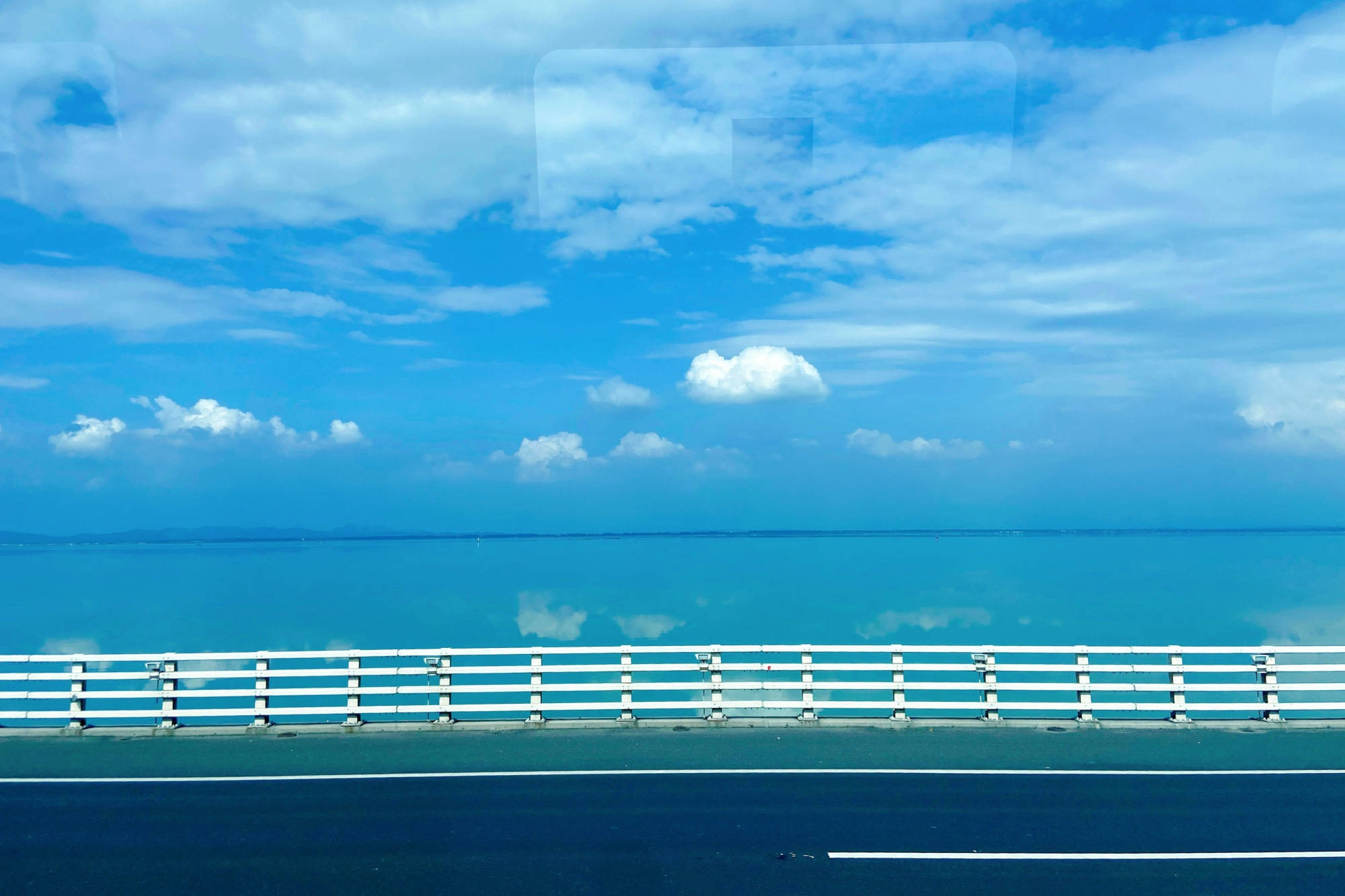 原创南京也有"天空之镜",就藏在石臼湖,在地铁上就可以观赏美景