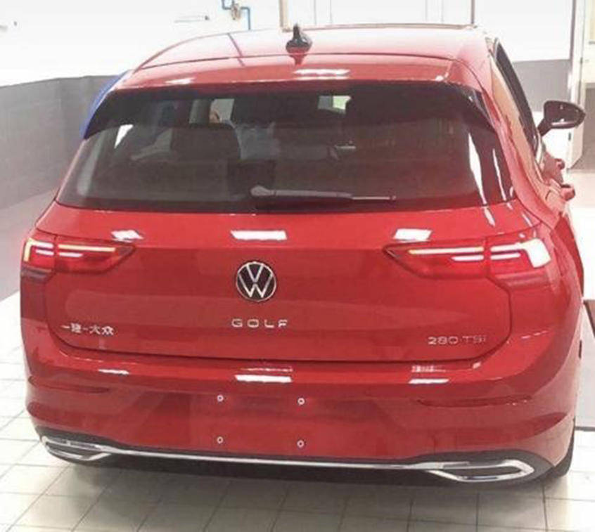 国产第八代高尔夫实车照 定于10月上市