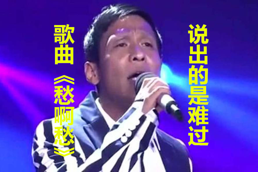 宋小宝同样有痛苦歌曲愁啊愁说出的是难过