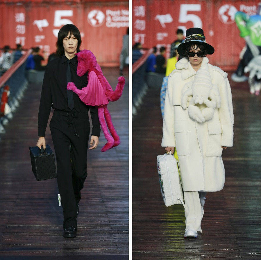 2021路易威登lv春夏男装走秀现场有"假的"