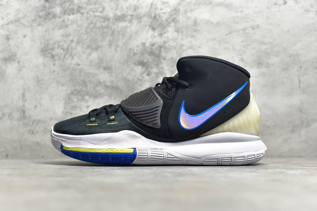 nike kyrie 纯原欧文6黑炫彩夜光 swoosh 球鞋bq4631-004