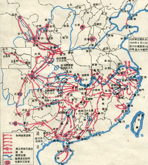 今天,我们聊聊40年代末期的4大野战军,四大野战军分别是:东北野战军