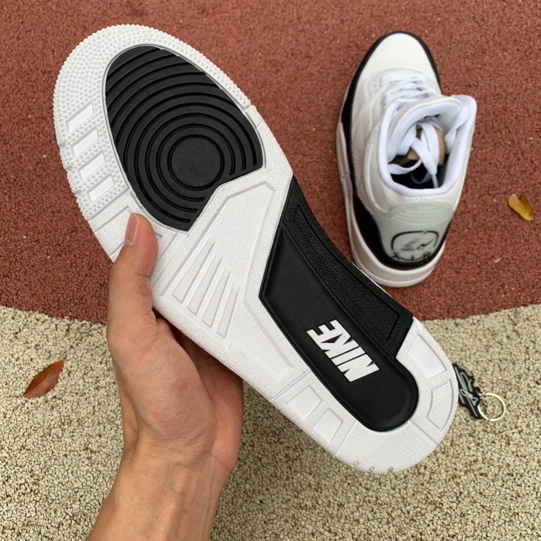 air jordan 3 x fragment aj3 乔丹联名藤原浩黑白大闪电 da3595-100