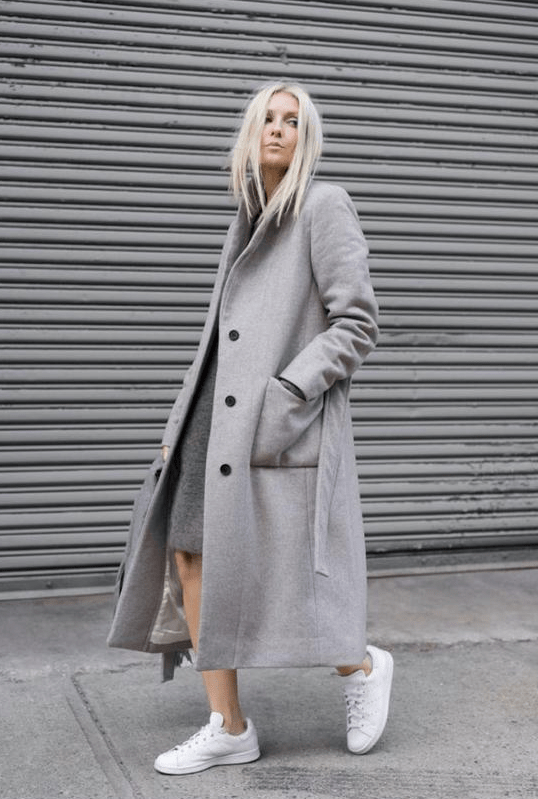 手把手教你如何把灰色毛衣穿出高级感