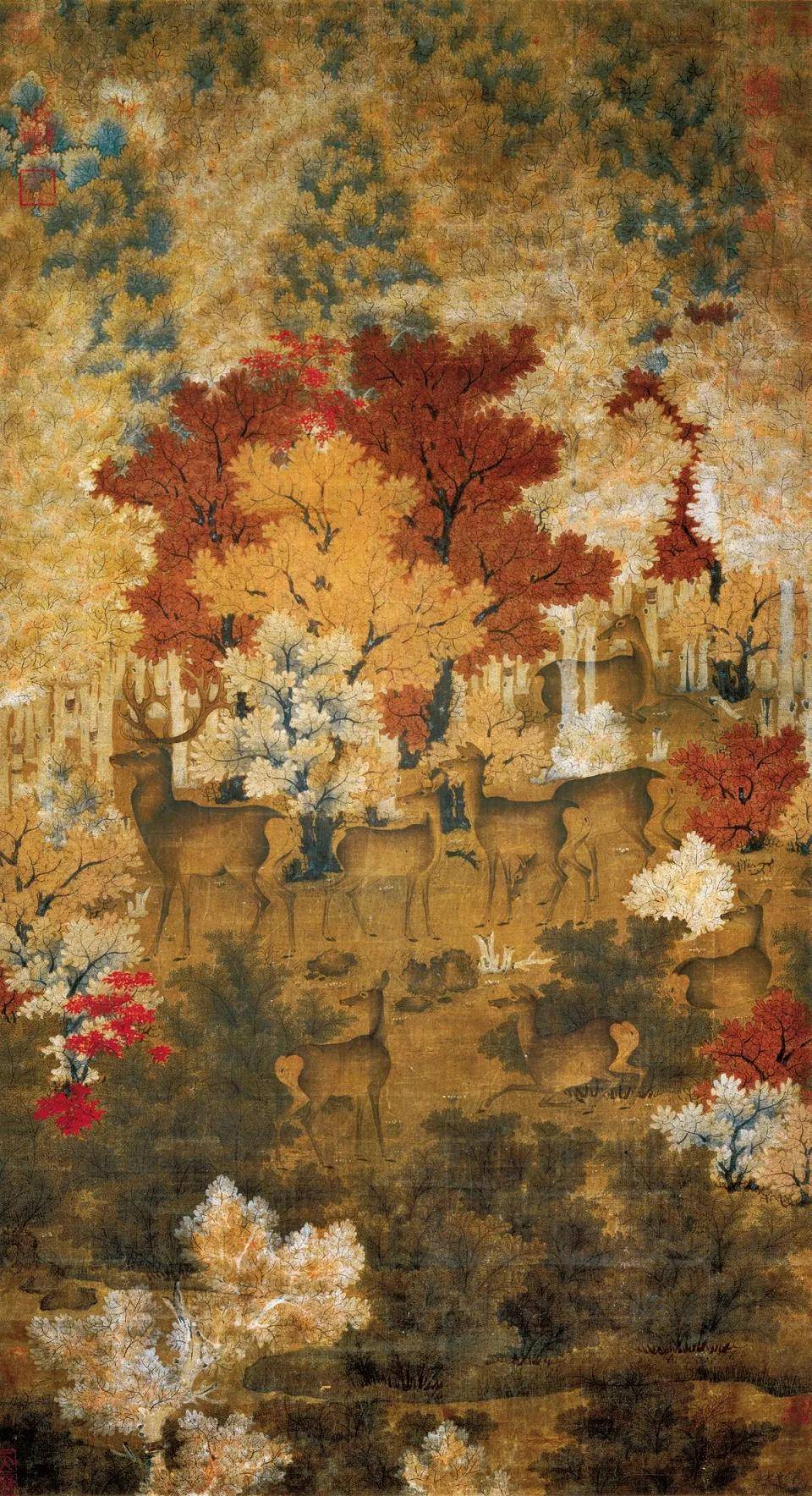 欣赏下历代名画中的秋色