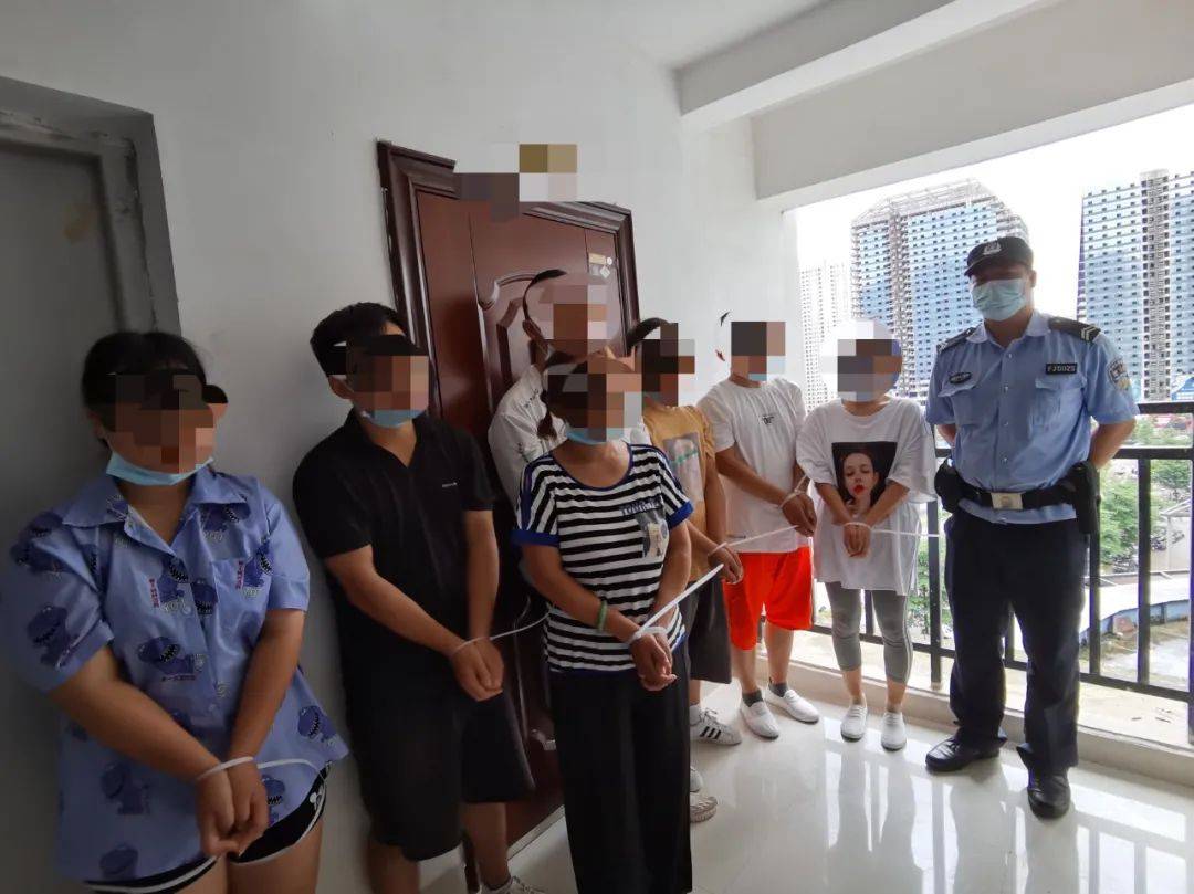 【打传】防城港港口区打传队连续捣毁四个传销窝点 查获涉传人员23名